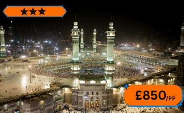 12 night 3 star umrah package